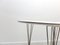 White Circular Dining Table by Arne Jacobsen & Bruno Mathsson for Fritz Hansen, 1960s, Image 7