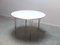 White Circular Dining Table by Arne Jacobsen & Bruno Mathsson for Fritz Hansen, 1960s 2