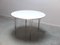 White Circular Dining Table by Arne Jacobsen & Bruno Mathsson for Fritz Hansen, 1960s, Image 2