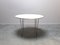 White Circular Dining Table by Arne Jacobsen & Bruno Mathsson for Fritz Hansen, 1960s, Image 1