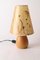 Small Wooden Table Lamp with Parchment Shade 4