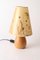 Small Wooden Table Lamp with Parchment Shade 5