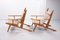 Handmade Lounge Chairs by Martin Godsk, Denmark, 1990s, Set of 2 2
