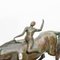 French Plaster Sculpture of Rider with Horse 7