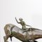 French Plaster Sculpture of Rider with Horse 10