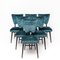 Italian Dining Chairs, 1950s, Set of 6, Image 1