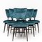 Italian Dining Chairs, 1950s, Set of 6, Image 2