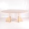 Vintage Dining Table in Travertine, 1980s 3