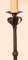 Wrought Iron Torchiere or Floor Lamp with Goatskin Lampshade 7