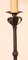 Wrought Iron Torchiere or Floor Lamp with Goatskin Lampshade, Image 7