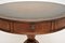 20. Jahrhundert Regency Style Drum Table aus Leder 5