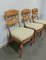 Wicker & Fabric Dining Chairs from Vivai del Sud, Italy, 1980s, Set of 4 8