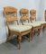 Wicker & Fabric Dining Chairs from Vivai del Sud, Italy, 1980s, Set of 4 5