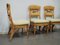 Esszimmerstühle aus Korbgeflecht & Stoff von Vivai del Sud, Italien, 1980er, 4er Set 4