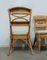 Wicker & Fabric Dining Chairs from Vivai del Sud, Italy, 1980s, Set of 4 9