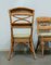 Wicker & Fabric Dining Chairs from Vivai del Sud, Italy, 1980s, Set of 4, Image 9