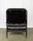 Armchair in Black Leather by Jacques Adnet, 1950s 7