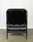 Armchair in Black Leather by Jacques Adnet, 1950s, Image 7