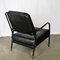 Armchair in Black Leather by Jacques Adnet, 1950s 8