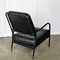 Armchair in Black Leather by Jacques Adnet, 1950s, Image 8