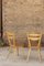 Bistro Chairs in Beech & Skai from Hiller, Germany, 1950s, Set of 2 6