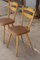 Bistro Chairs in Beech & Skai from Hiller, Germany, 1950s, Set of 2 5