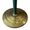 Italian Brass Swing Arm Floor Lamp with Leather Trim, 1960s 3