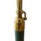 Italian Brass Swing Arm Floor Lamp with Leather Trim, 1960s, Image 2