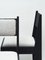 Sedia 01 in legno di frassino nero con seduta rivestita in bouclé bianco e dettagli in bronzo di barh.design, Immagine 6