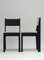 Sedia 01 in legno di frassino nero con seduta rivestita in bouclé bianco e dettagli in bronzo di barh.design, Immagine 3