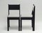 Sedia 01 in legno di frassino nero con rivestimento in bouclé bianco e dettagli in bronzo di barh.design, Immagine 3