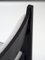 Silla 01 de fresno negro con tapicería Bouclé blanca y detalles de bronce de barh.design, Imagen 6