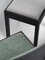 01 Stuhl aus schwarzem Eschenholz mit grünem Bezug und Details aus Messing von barh.design 14