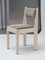 01 Chair in Natural Ash Wood with Brown Upholstery and Bronze Details from barh.design, Image 8