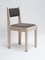Sedia 01 in legno di frassino naturale con rivestimento marrone e dettagli in bronzo di barh.design, Immagine 1