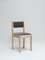 01 Chair in Natural Ash Wood with Brown Upholstery and Bronze Details from barh.design 5