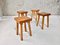 Pine Stools by Charlotte Perriand for Les Arcs, 1960s, Set of 4 1