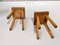 Pine Stools by Charlotte Perriand for Les Arcs, 1960s, Set of 4 10