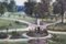 Blick auf den Park, 1900er, Farbe auf Porzellan, gerahmt 2