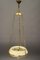 Neo-Classical Gilt Bronze and Brass Pendant Light, 1890s, Image 13