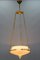 Neo-Classical Gilt Bronze and Brass Pendant Light, 1890s 4