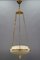 Neo-Classical Gilt Bronze and Brass Pendant Light, 1890s, Image 1