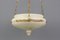 Neo-Classical Gilt Bronze and Brass Pendant Light, 1890s, Image 9