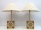 Italian Cement Table Lamps, 1920, Set of 2 3