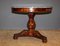19th Century Charles X Pedestal Table in Mahogany & Maple Marquetry, Image 12