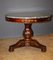 19th Century Charles X Pedestal Table in Mahogany & Maple Marquetry, Image 11