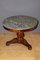 19th Century Charles X Pedestal Table in Mahogany & Maple Marquetry, Image 1