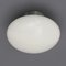 Ceiling Lamp with White Glass Diffuser from Valenti Luce, 1960s, Image 4