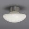 Lampada da soffitto con diffusore in vetro bianco di Valenti Luce, anni '60, Immagine 1