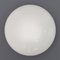 Lampada da soffitto con diffusore in vetro bianco di Valenti Luce, anni '60, Immagine 7